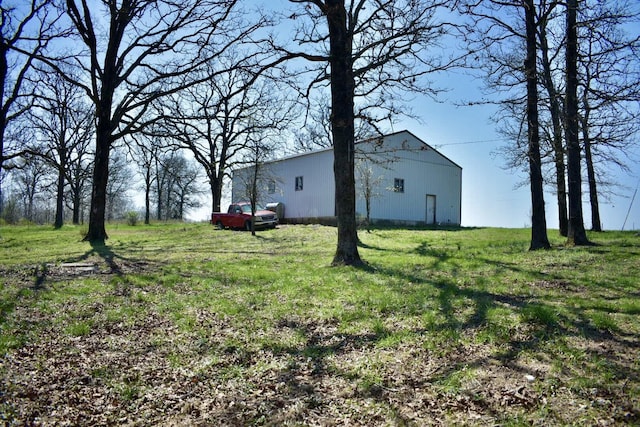 70 Dallion Ford Ln, Buffalo, MO 65622 - view of green lawn with a pole building and an outbuilding