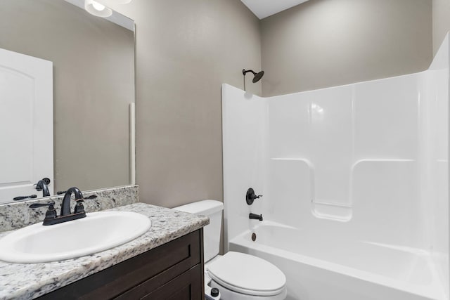 311 Stillwood Dr, Branson, MO 65616 - full bathroom featuring toilet, vanity, and washtub / shower combination