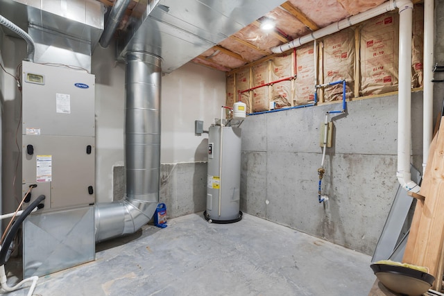 311 Stillwood Dr, Branson, MO 65616 - utilities featuring water heater and heating unit