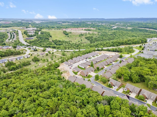 311 Stillwood Dr, Branson, MO 65616 - aerial view of residential area with a heavily wooded area