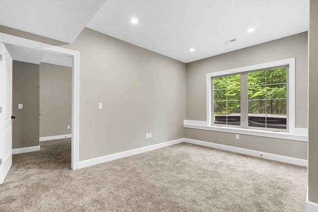 311 Stillwood Dr, Branson, MO 65616 - carpeted spare room with baseboards and recessed lighting