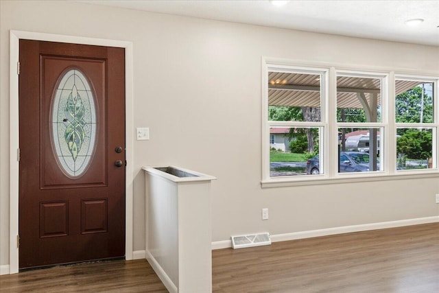 3156 N National Ave, Springfield, MO 65803 - entrance foyer featuring wood finished floors and baseboards