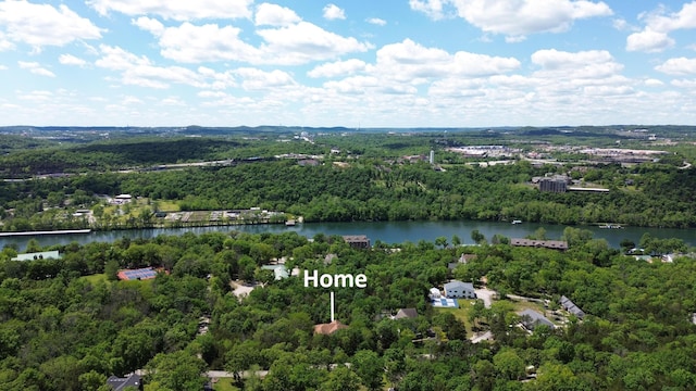 2016 Timberlake Rd, Branson, MO 65616 - aerial view of a large body of water and a heavily wooded area