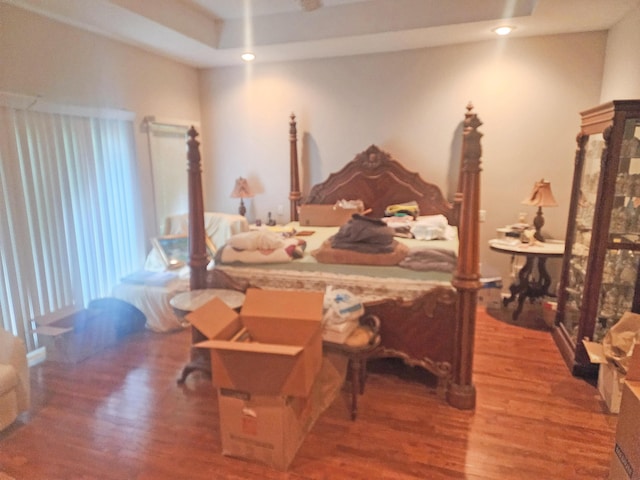 2016 Timberlake Rd, Branson, MO 65616 - bedroom with wood finished floors and recessed lighting