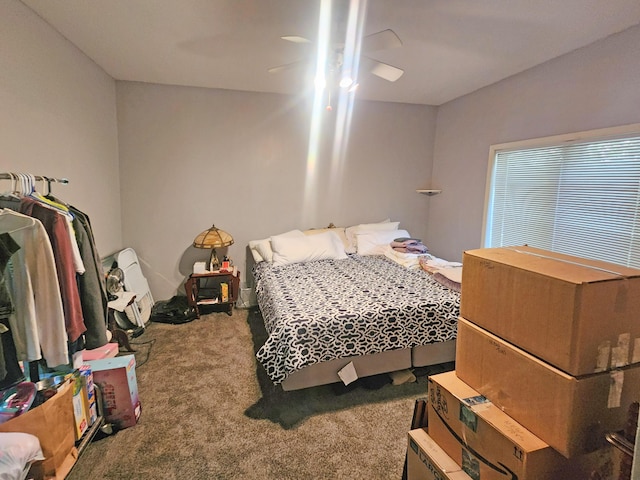 2016 Timberlake Rd, Branson, MO 65616 - carpeted bedroom with a ceiling fan