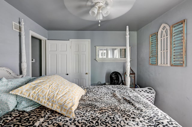 817 Kentland Dr, Neosho, MO 64850 - bedroom with ceiling fan