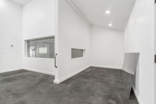 1970 Pointe Royale Dr, Branson, MO 65616 - empty room with concrete floors, baseboards, and recessed lighting