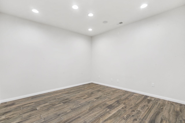 1970 Pointe Royale Dr, Branson, MO 65616 - empty room with dark wood-style floors, recessed lighting, and baseboards