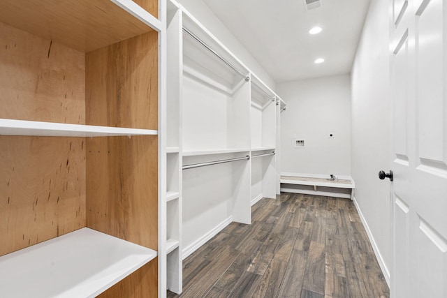 1970 Pointe Royale Dr, Branson, MO 65616 - walk in closet with wood finished floors