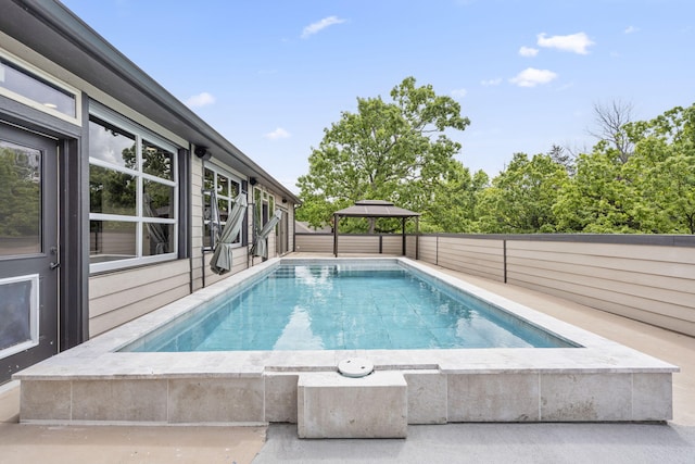 1970 Pointe Royale Dr, Branson, MO 65616 - view of swimming pool featuring a gazebo and a fenced backyard