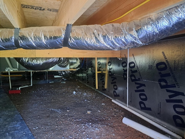 137 Vista Ln, Granby, MO 64844 - view of inside crawl space