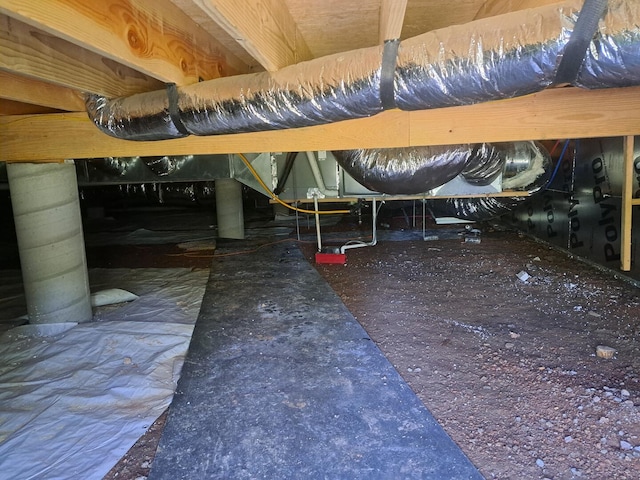 137 Vista Ln, Granby, MO 64844 - view of inside crawl space