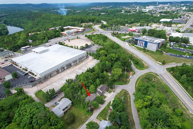1292 Hillcrest Pl Unit A & B, Branson, MO 65616 - aerial view of a heavily wooded area