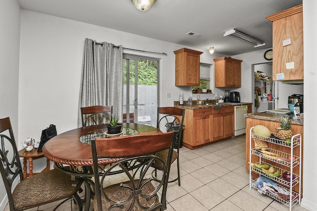 1292 Hillcrest Pl Unit A & B, Branson, MO 65616 - dining space with light tile patterned flooring