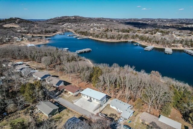 139 Cherokee Dr, Kimberling City, MO 65686 - aerial view of property's location with a nearby body of water
