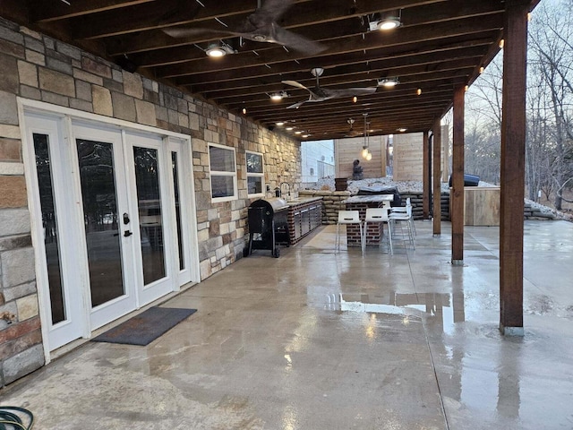 139 Cherokee Dr, Kimberling City, MO 65686 - view of patio / terrace with french doors