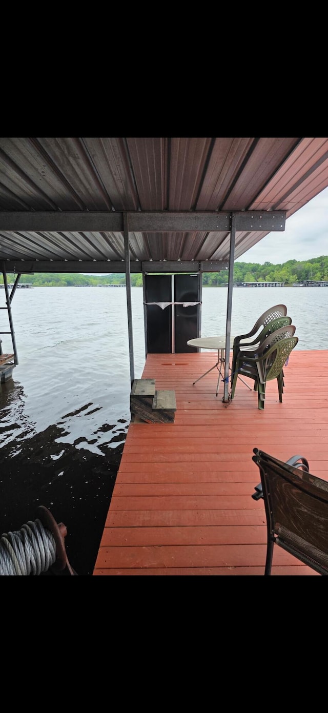139 Cherokee Dr, Kimberling City, MO 65686 - dock featuring a water view
