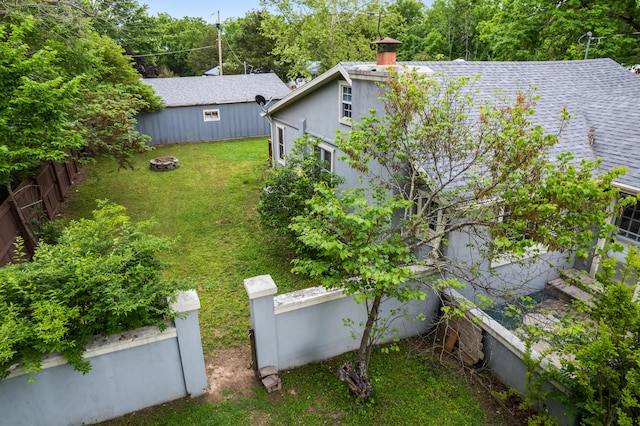 view of yard