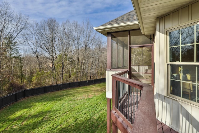143 Woodfield Dr, Highlandville, MO 65669 - view of yard featuring a sunroom