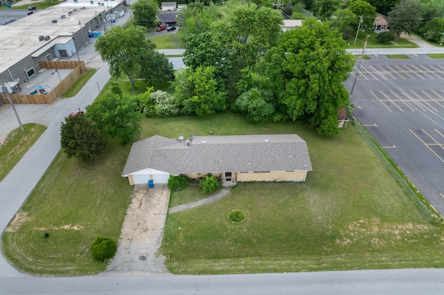 aerial view of property's location