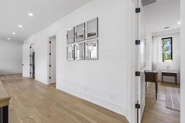 273 Secret Ln, Branson West, MO 65737 - hall featuring recessed lighting, light wood-style floors, and baseboards