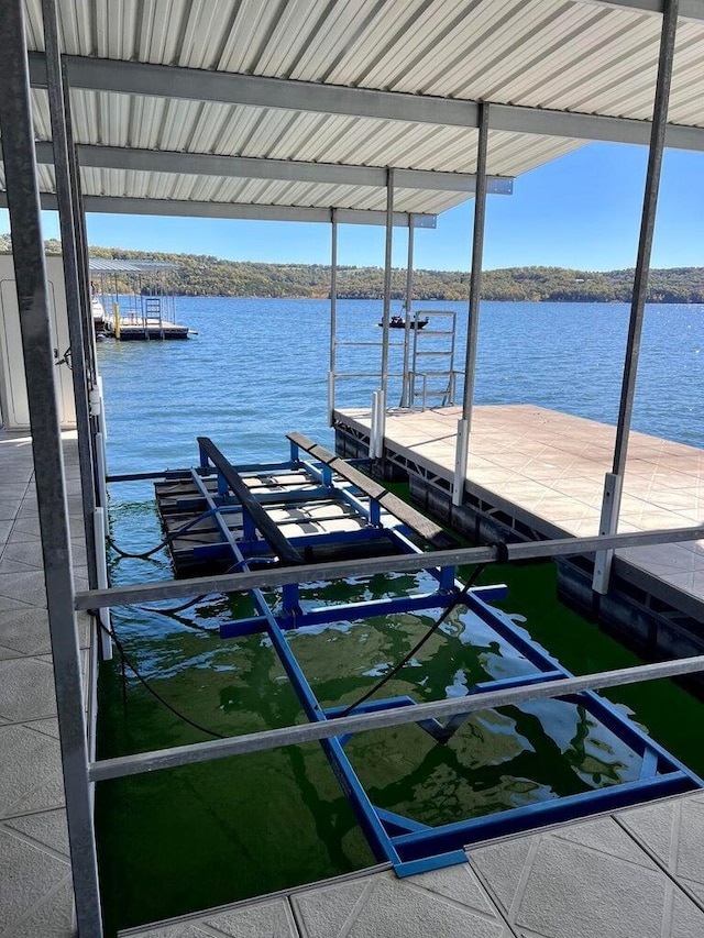 273 Secret Ln, Branson West, MO 65737 - dock area featuring a water view
