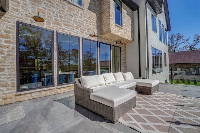 273 Secret Ln, Branson West, MO 65737 - view of patio with an outdoor living space