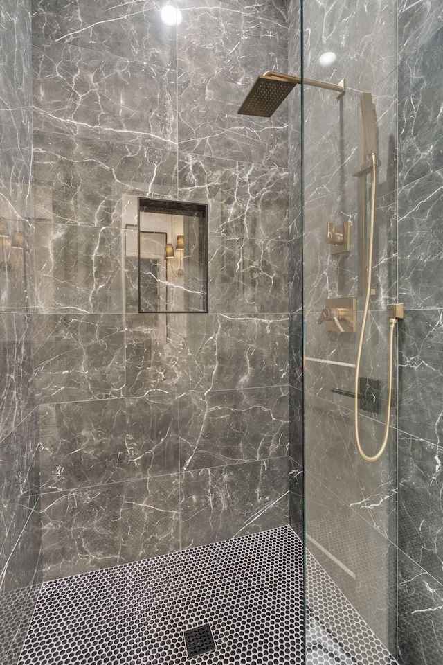 273 Secret Ln, Branson West, MO 65737 - bathroom featuring a marble finish shower