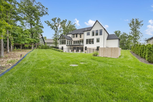 273 Secret Ln, Branson West, MO 65737 - back of house with stucco siding and roof with shingles