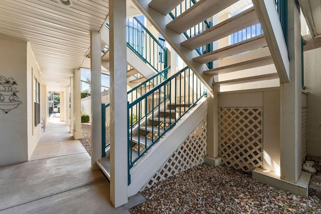 view of staircase