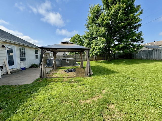 707 S Eastridge, Nixa, MO 65714 - view of yard featuring a gazebo and a patio area