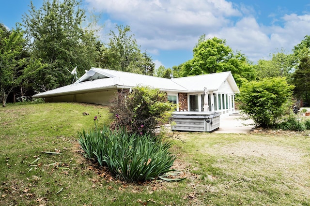 358 High Ridge Rd, Marshfield, MO 65706 - rear view of property with a yard