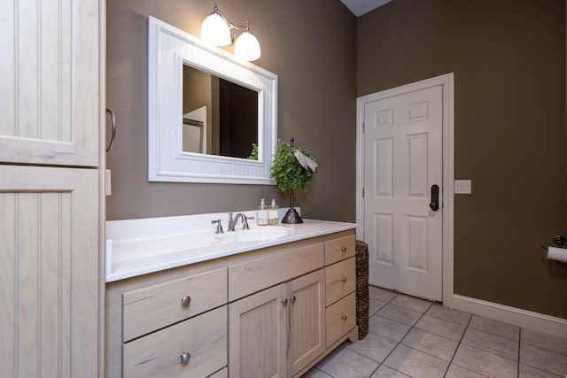 5853 S Northern Ridge Rd, Springfield, MO 65810 - bathroom with tile patterned flooring and vanity