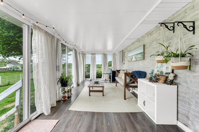 340 Greene Rd, Sparta, MO 65753 - sunroom featuring wood finished floors