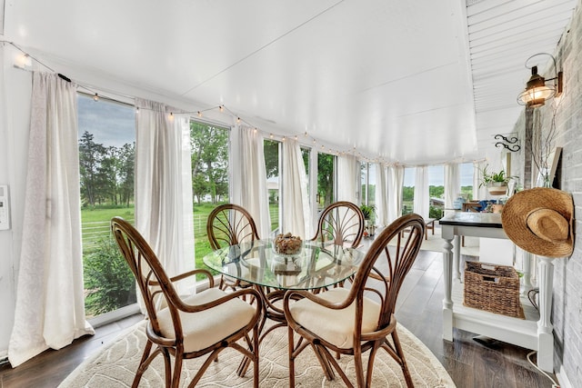 340 Greene Rd, Sparta, MO 65753 - sunroom / solarium with healthy amount of natural light and wood finished floors
