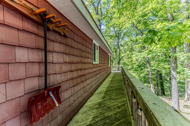 view of side of property