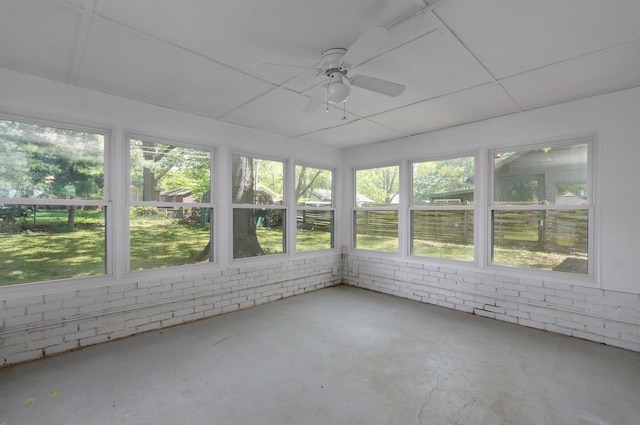 2857 E Linwood St, Springfield, MO 65804 - unfurnished sunroom featuring concrete floors