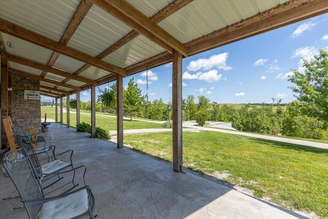 view of patio