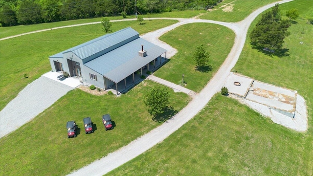 aerial view of property and surrounding area