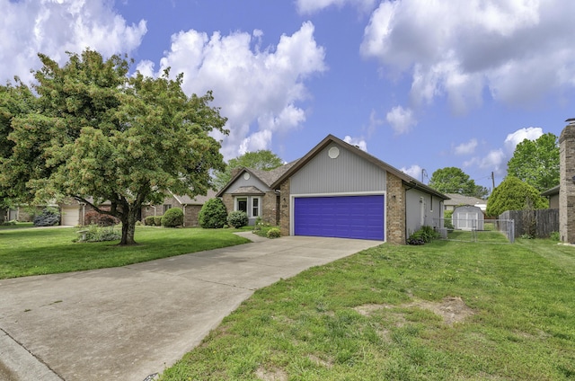 2515 S Laurel Ave, Springfield, MO 65807 - view of front of house with concrete driveway, an attached garage, and brick siding