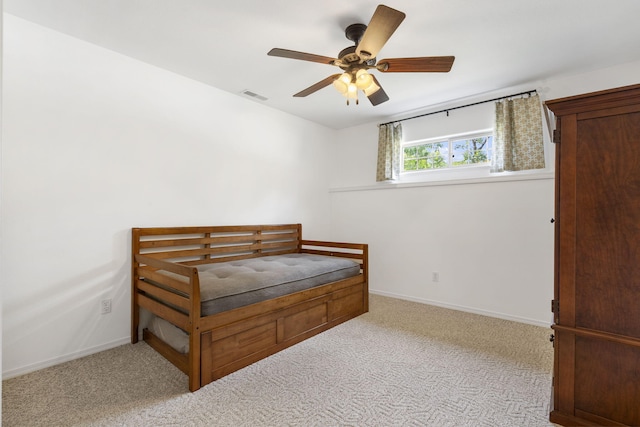 40 Overton Ct, Kimberling City, MO 65686 - bedroom with baseboards, carpet, and ceiling fan