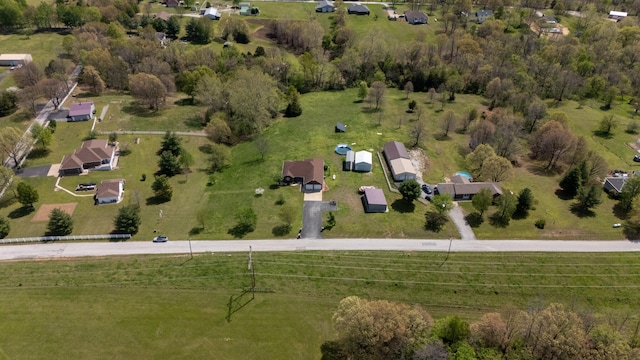 1888 S High Rdg, Nixa, MO 65714 - aerial view of property and surrounding area with rural landscape