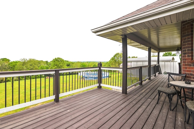 1888 S High Rdg, Nixa, MO 65714 - deck featuring a yard