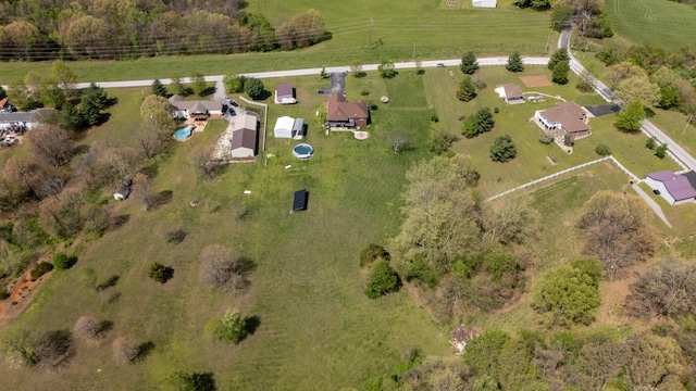 1888 S High Rdg, Nixa, MO 65714 - aerial view of property's location with rural landscape