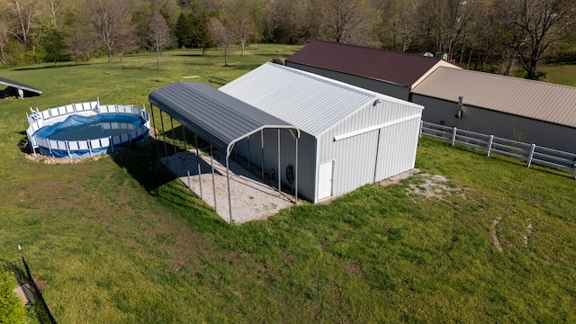 1888 S High Rdg, Nixa, MO 65714 - aerial view of property and surrounding area