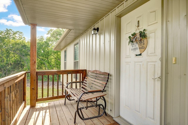 2121 E 505th Rd, Halfway, MO 65663 - view of wooden deck