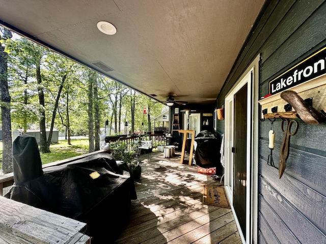 64 Deer Park Cir, Kimberling City, MO 65686 - view of wooden deck