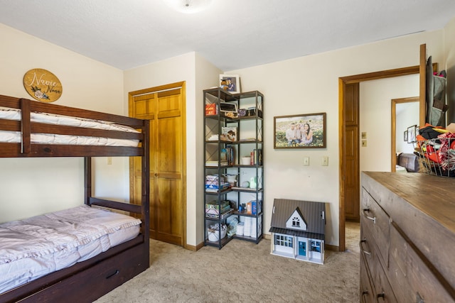 1065 Nicks Rd, Bradleyville, MO 65614 - bedroom with light colored carpet