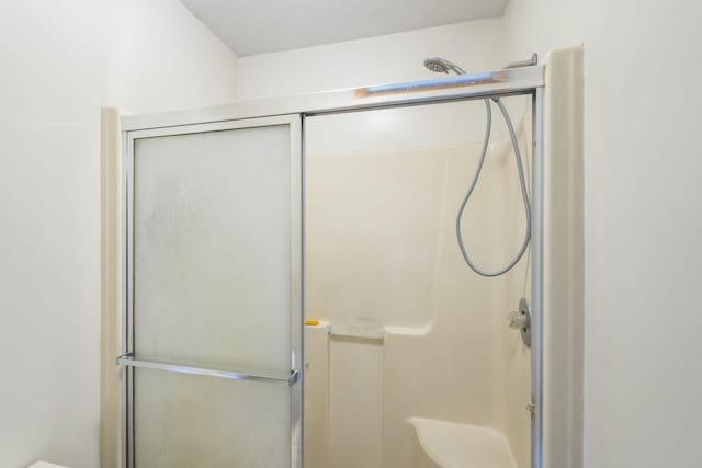 1065 Nicks Rd, Bradleyville, MO 65614 - full bathroom featuring a stall shower