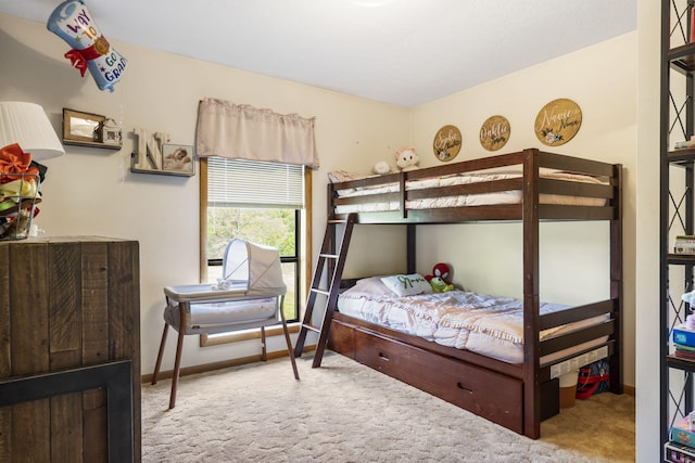 1065 Nicks Rd, Bradleyville, MO 65614 - carpeted bedroom with baseboards